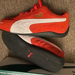 Puma Speedcat OG Red and White Shoes